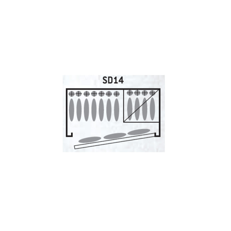 Coffre Fort 14 Armes Gamme Sentinel SD14 Infac Safe