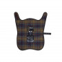 Manteau pour chien coton huilé doublure tartan Barbour