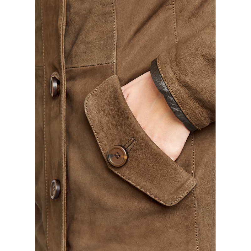 Veste en cuir femme Joyce Dubarry