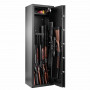 Coffre fort pour 10 armes à clé CR2210 2mm Rietti