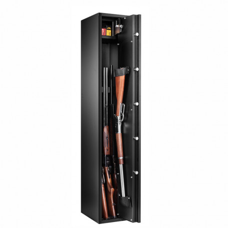 Coffre fort pour 5 armes à clé CR2205 2mm Rietti