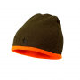 Ian omkeerbare fleece muts oranje/groen Seeland