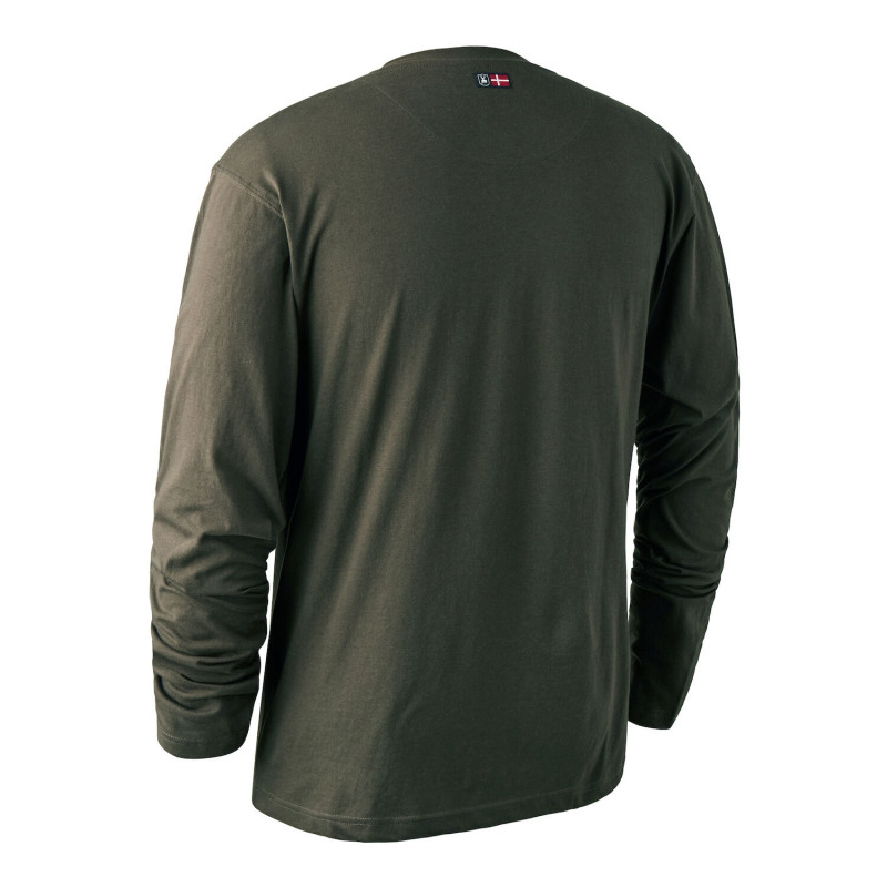 T-Shirt manches longues logoté Deerhunter