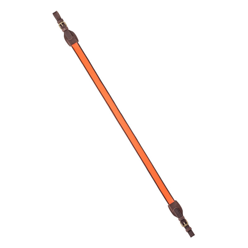 Bretelle Carabine en Cuir Orange Country Sellerie