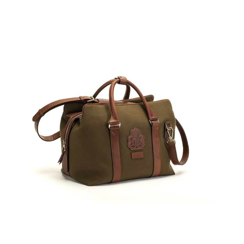 Sac de Voyage en Toile Medium Green Lebeau-Courally