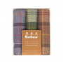 Coffret mouchoirs de poche Barbour
