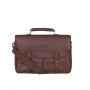 Sacoche briefcase en cuir Barbour