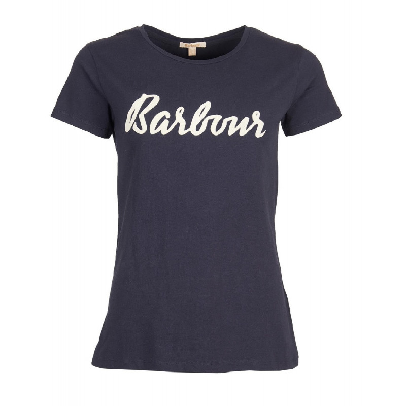 Barbour t shirt womens purple online