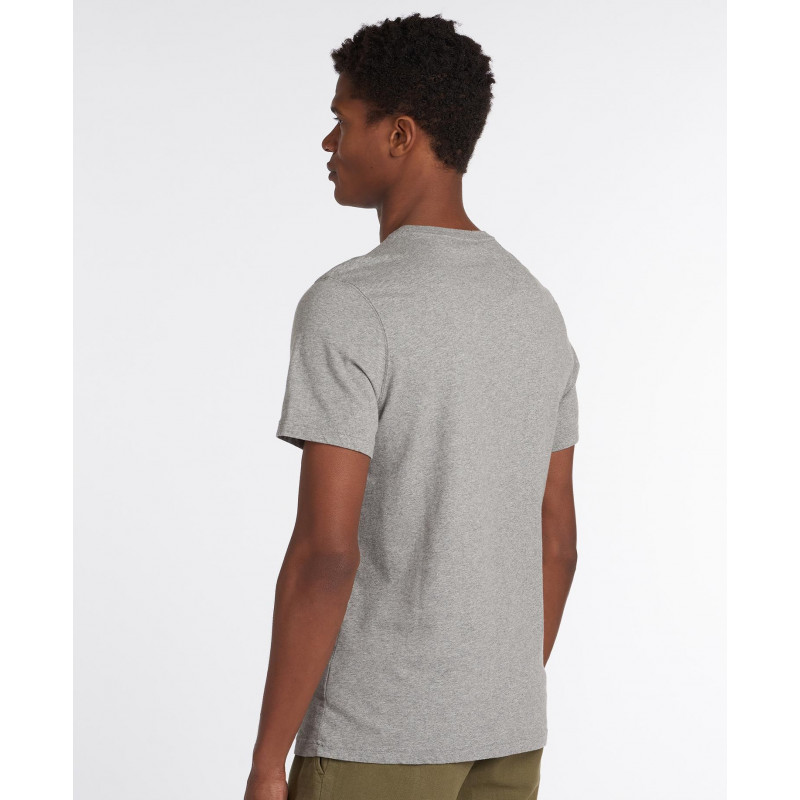 Barbour｜SHORT-SLEEVED ROUND NECK T-SHIRTS (Preppy T-Shi T-shirt Preppy Barbour