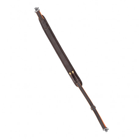 Bretelle Carabine en Cuir avec Cartouchière Country Sellerie