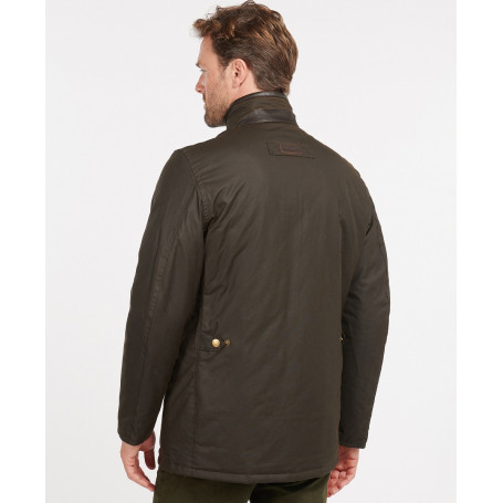 Men's barbour prestbury wax jacket on sale