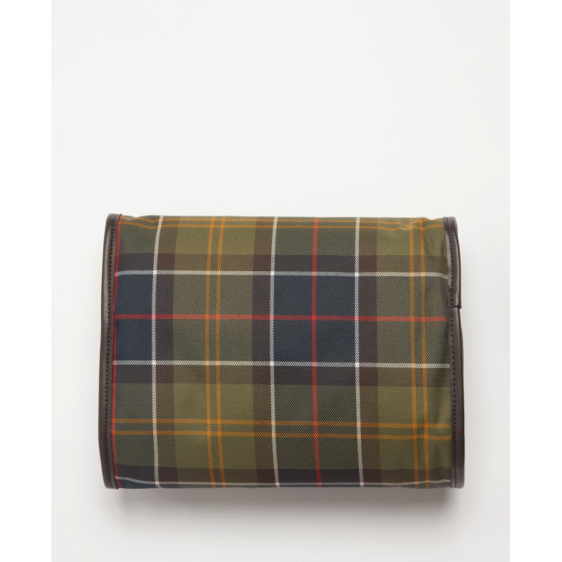 Trousse de toilette tartan à suspendre Barbour