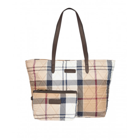 Sac matelassé Wetherham tartan Barbour
