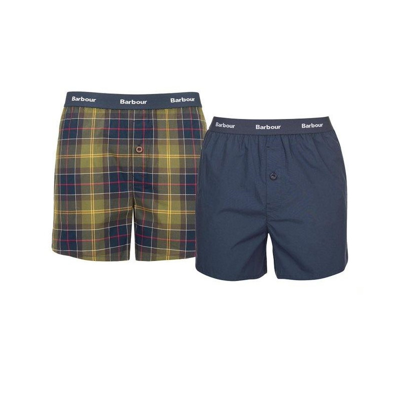 Ensemble 2 caleçons tartan Barbour