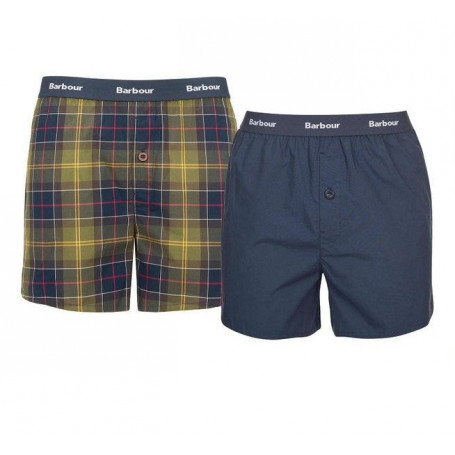 Ensemble 2 caleçons tartan Barbour