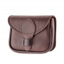 Pochette en Cuir 10 Balles Fermeture Passant Country Sellerie
