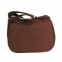Gibecière en Cuir Croupon Ciré Country Sellerie