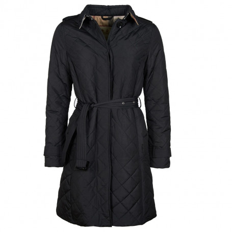 Barbour dames Caledonian lange gewatteerde jas