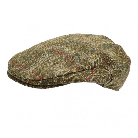 Casquette plate tweed Holly Dubarry