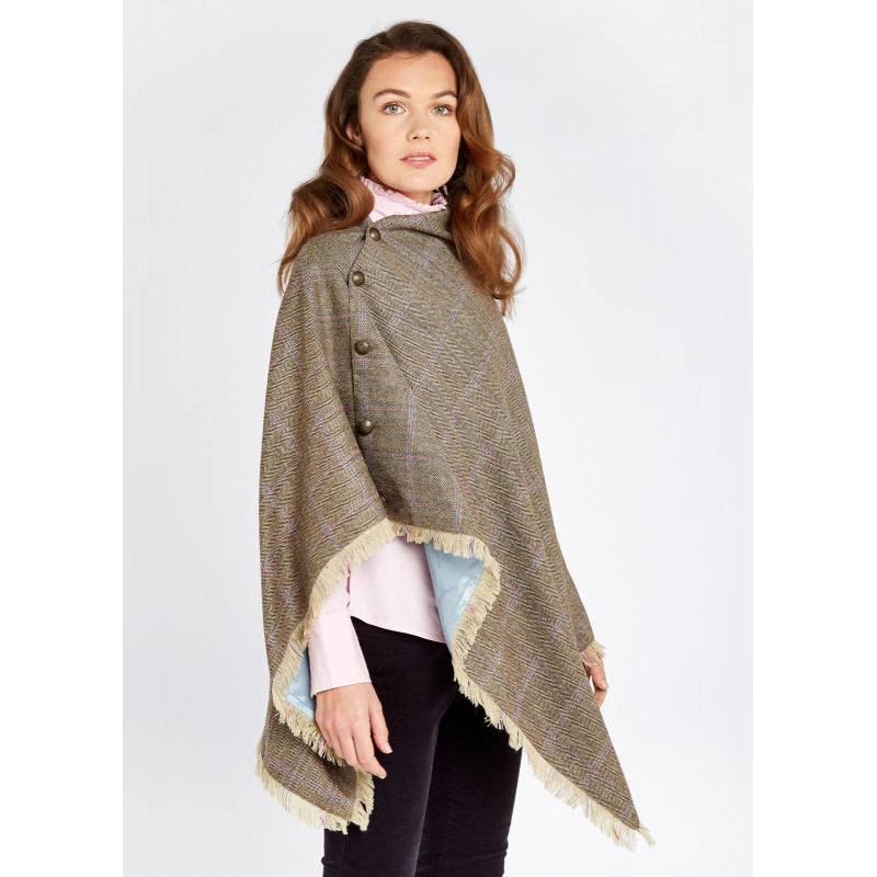 Poncho en Tweed Femme Hazelwood Dubarry