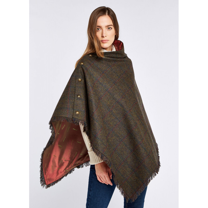 Poncho en Tweed Femme Hazelwood Dubarry