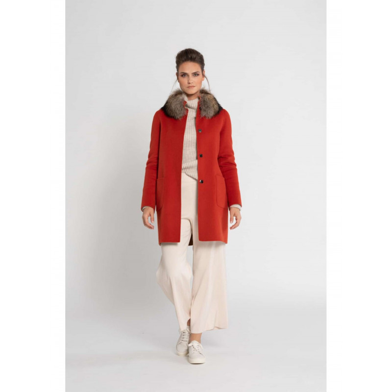 Manteau réversible Elly femme avec fourrure Schneiders