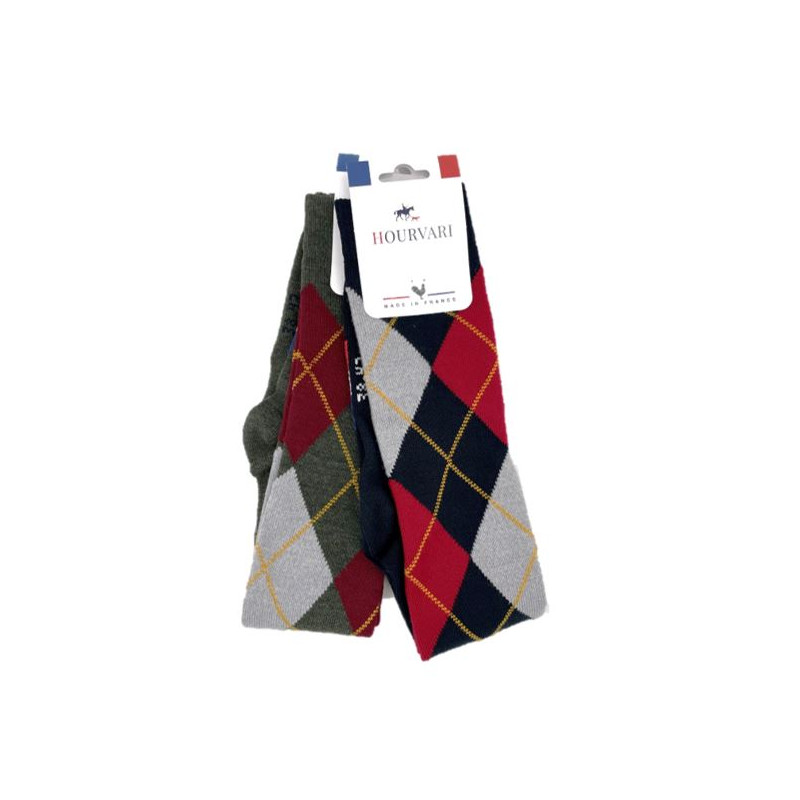 Wollen jacquard sokken