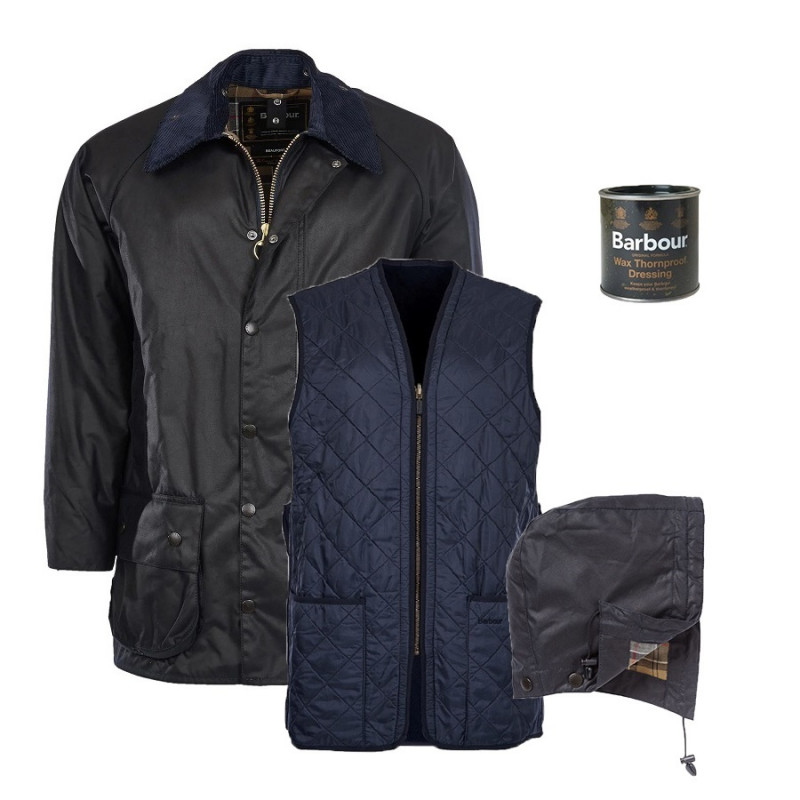 Pack Veste huilée Beaufort Barbour