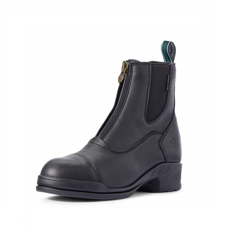 Boots Heritage IV zip steel toe femme Ariat