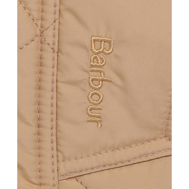 Veste longue matelassée Caledonian femme Barbour
