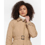 Veste longue matelassée Caledonian femme Barbour