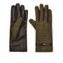 Gants cuir et tweed Ballycastle femme Dubarry