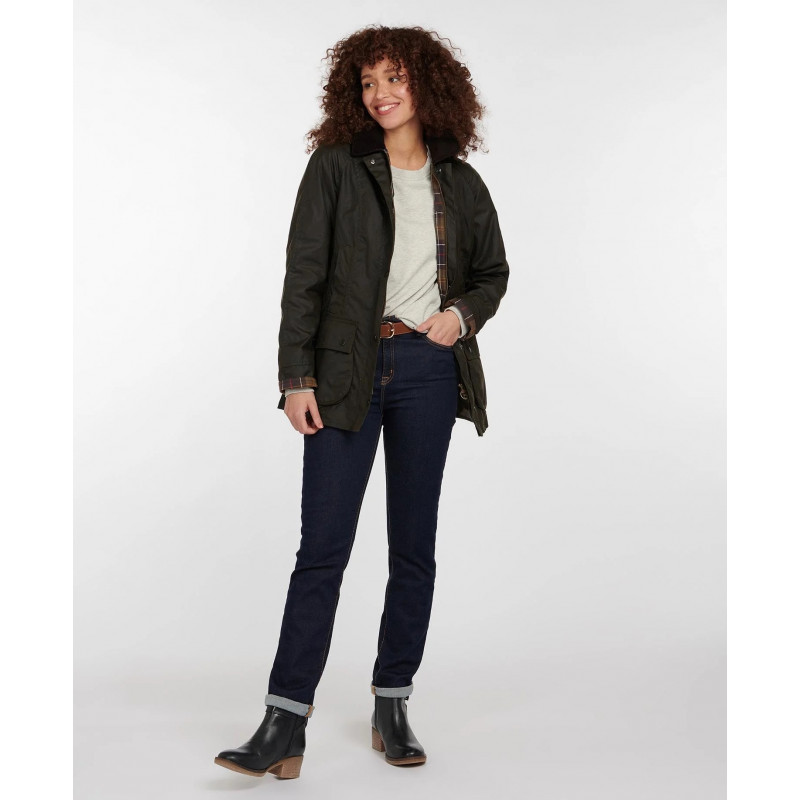 Veste huilée femme Beadnell Barbour