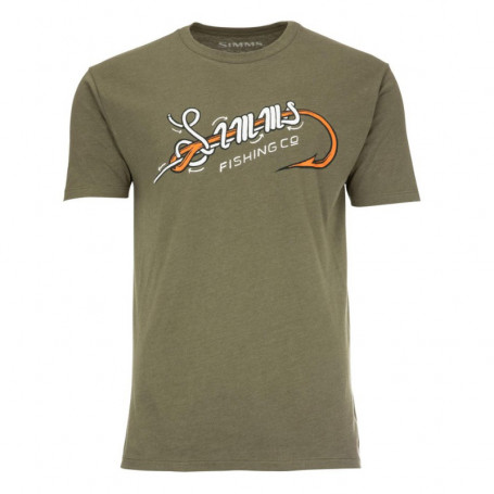 T-shirt Speciale knoop Simms