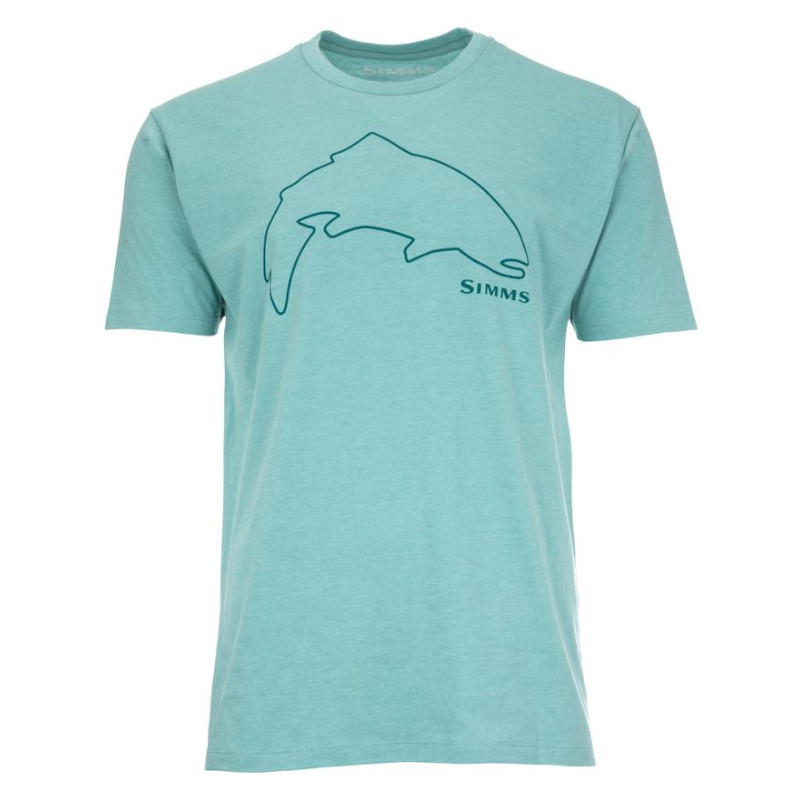 T-shirt Simms Taille L - Bleu - Unisexe - Occasion Bon état