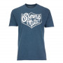 T-shirt Fish it Well Badge Simms