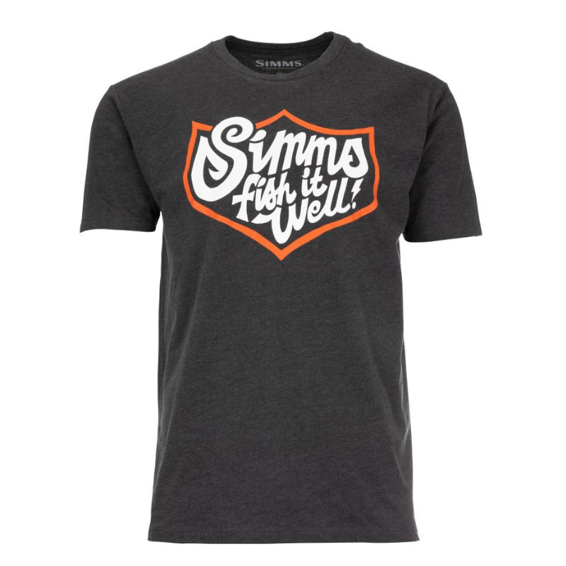 T-shirt Fish it Well Badge Simms