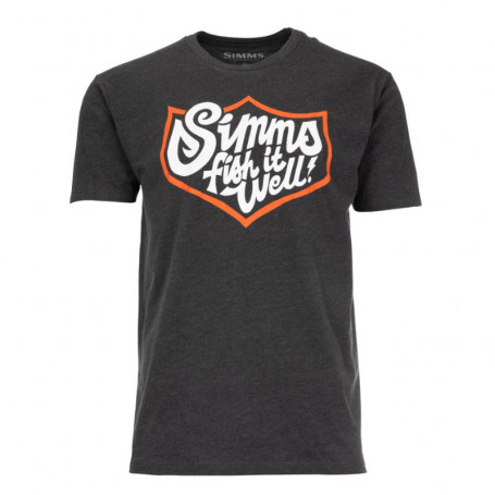 T-shirt Fish it Well Badge Simms