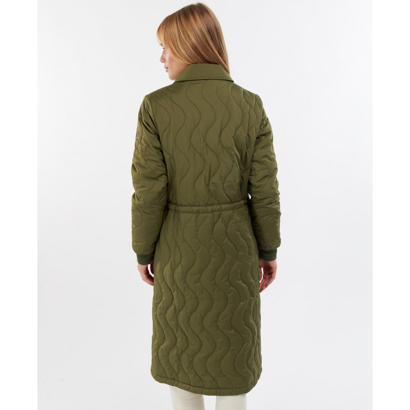 Barbour gewatteerde lange jas Astley voor dames