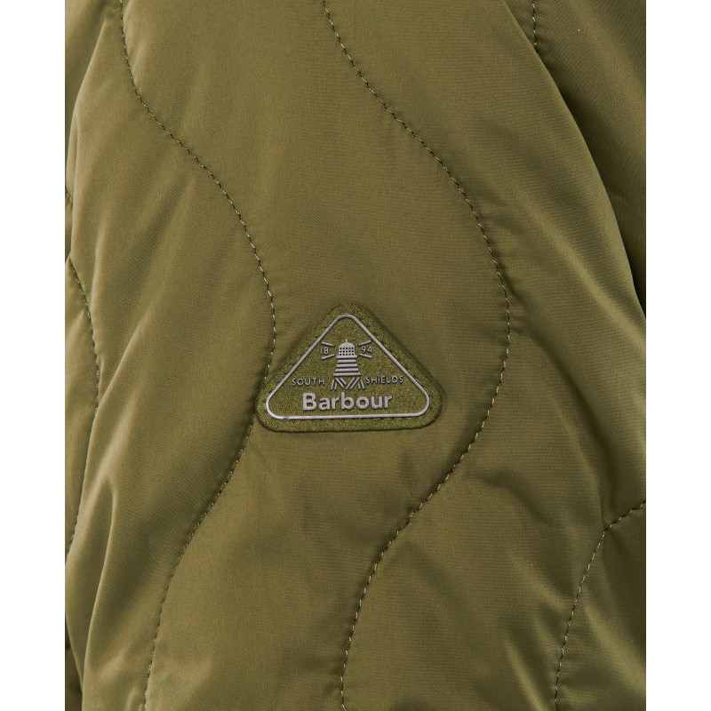 Barbour gewatteerde lange jas Astley voor dames