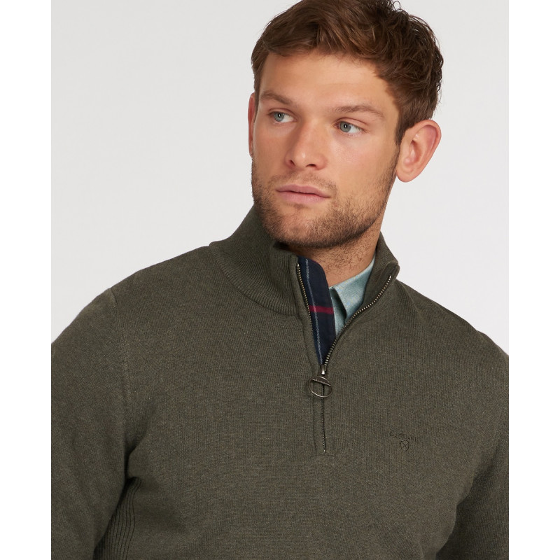 Pull Coton Half Zip Barbour