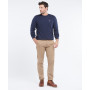 Pull Organic col rond Barbour