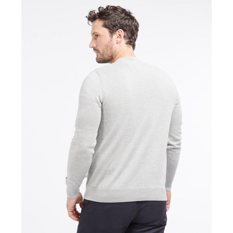 Pull Organic col rond Barbour