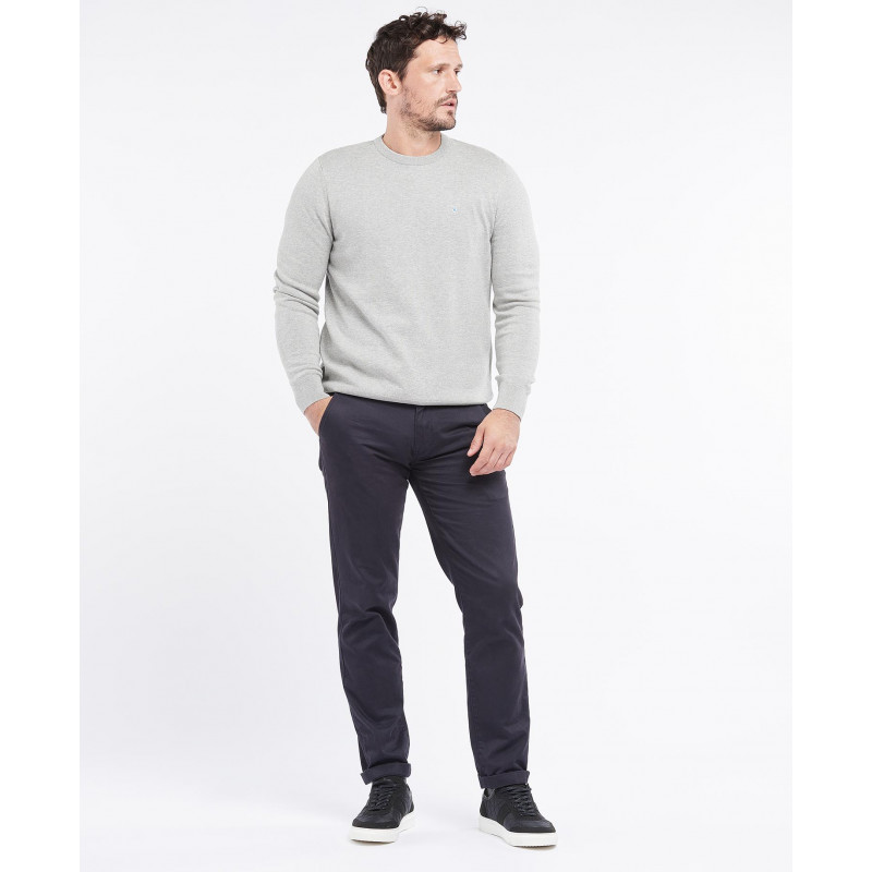 Pull Organic col rond Barbour