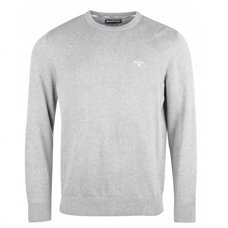 Pull Organic col rond Barbour