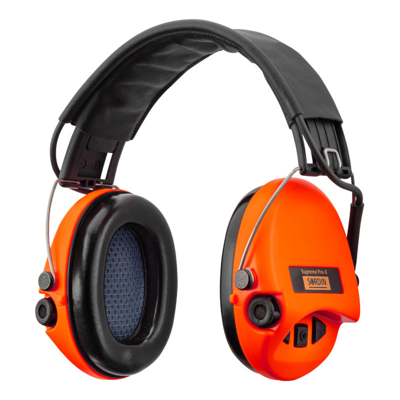 Casque Audio Amplifié SUPREME PRO X Orange MSA Sordin