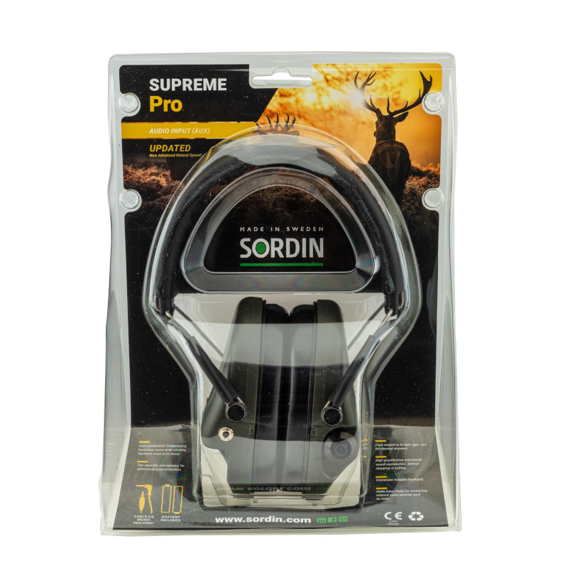 Casque Actif de Protection SUPREME PRO Kaki MSA Sordin