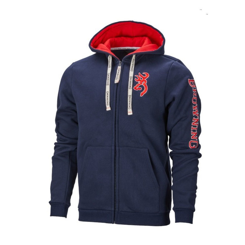 Sweat à Capuche Snapshot Ritssluiting Browning