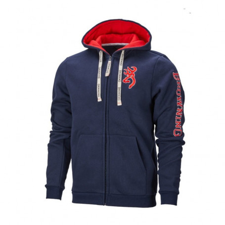 Sweatshirt met capuchon Snapshot Zip Browning