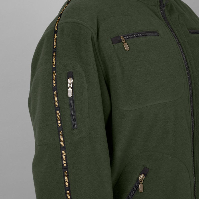 Veste Polaire Kamko Gris/Vert Härkila